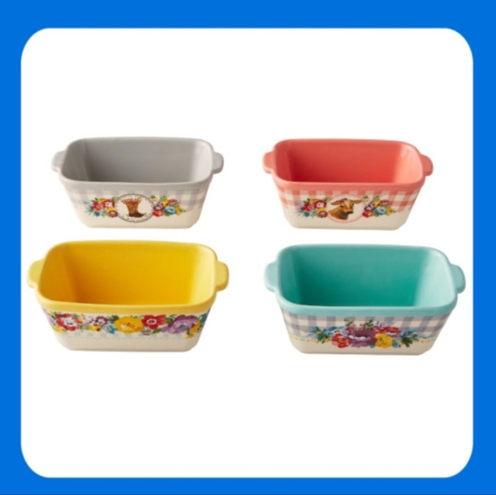 ❤️ New Pioneer Woman Sweet Romance Blossoms Mini Loaf Pans